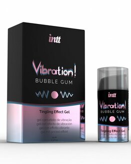 INTT Vibration! &ndash; Tintelende en Verwarmende Intieme Gel voor Hem &amp; Haar