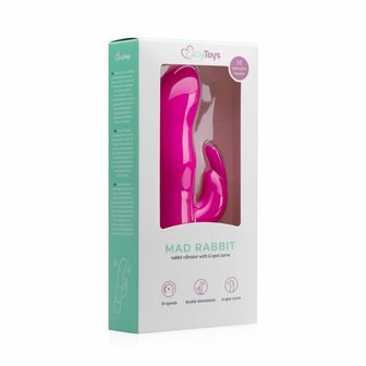 Mad Rabbit Vibrator   Rabbit Vibrator met G-Spot &amp; Clitoris Stimulatie