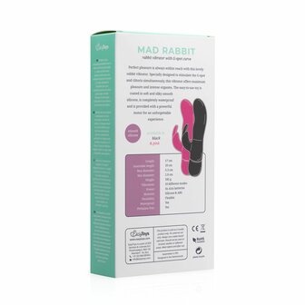 Mad Rabbit Vibrator   Rabbit Vibrator met G-Spot &amp; Clitoris Stimulatie