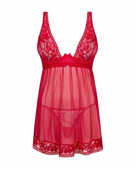 Sexy Babydoll en String - Rood
