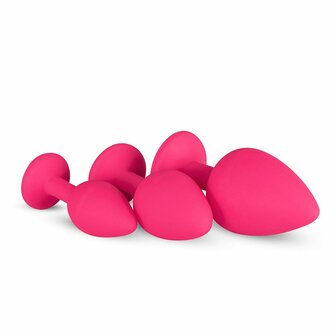 Siliconen Buttplug Met Diamant 