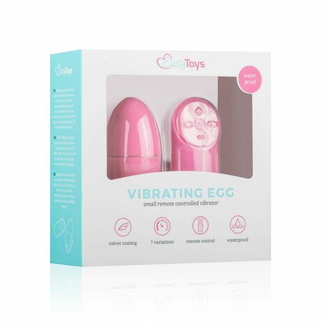 EasyToys Vibratie Ei – Draadloos Vibrerend Ei met Afstandsbediening