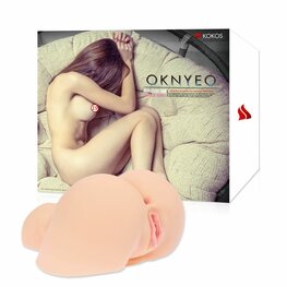 Oknyeo Masturbator &ndash; Realistische Dubbele Masturbator met Vagina &amp; Anus