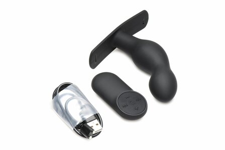 P-Spot Plugger Anaalplug met Harnas &amp; Afstandsbediening