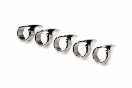 Vijfdelige Sensatie Klauwringen - Zilver