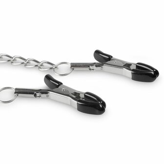 Metalen Tepelklemmen met Ketting &ndash; Intense Sensaties voor BDSM