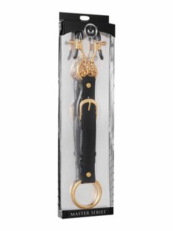 Penitentiary Tepelklemmen met Cockring &ndash; Intense Erectie &amp; Sensatie