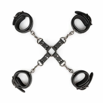 Complete Bondage Set &ndash; Hand- &amp; Enkelboeien met Hogtie