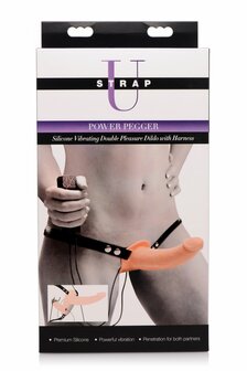 Power Pegger Dubbele Strap-On Vibrator