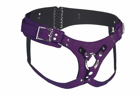 Korset Deluxe Leren Strap-On &ndash; Luxe, Comfort en Stijl in &Eacute;&eacute;n