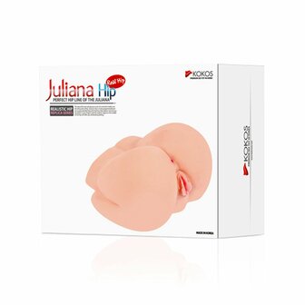 Juliana Masturbator &ndash; Realistische Dubbele Opening met Ribbels &amp; Noppen | Levensecht Genot