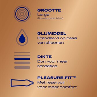 Durex Condooms Nude XL - 10 stuks