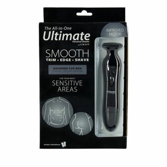 Swan Vibes - Scheerapparaat Set Voor Mannen - Zwart