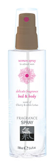 Feromonen Bed &amp; Body Spray Voor Vrouwen - Kers &amp; Witte Lotus