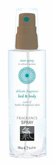 Feromonen Bed &amp; Body Spray &ndash; Amber &amp; Japanse Mint | Voor Mannen