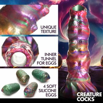 Ovipositor Dildo Met Eieren