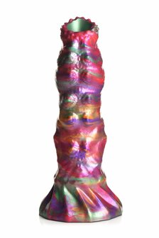 Ovipositor Dildo met Zachte Siliconen Eieren &ndash; Handsfree en Strap-On Compatibel