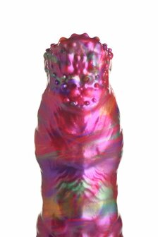 Ovipositor Dildo met Zachte Siliconen Eieren &ndash; Handsfree en Strap-On Compatibel