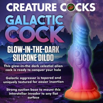 Glow-In-The-Dark Alien Dildo &ndash; Flexibel, Handsfree &amp; Futuristisch Genot