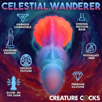 Glow-In-The-Dark Alien Dildo &ndash; Flexibel, Handsfree &amp; Futuristisch Genot