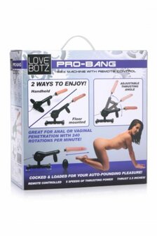 Pro-Bang Seksmachine met Afstandsbediening