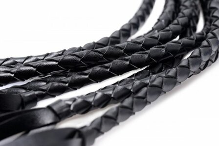 Kinky Flogger &ndash; Gevlochten Dominantie met Perfecte Grip (85 cm)