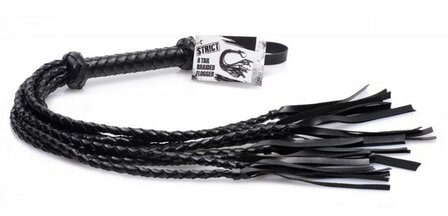 Kinky Flogger &ndash; Gevlochten Dominantie met Perfecte Grip (85 cm)