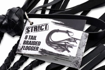 Kinky Flogger &ndash; Gevlochten Dominantie met Perfecte Grip (85 cm)