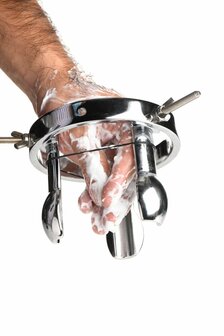 Roestvrijstalen Anaal Verkenner &ndash; Verstelbare Plug met O-Ringen