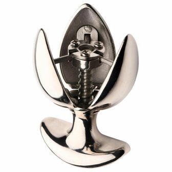 Ass Vault Locking Ass Expander &ndash; Roestvrijstalen Anaal Plug met Slotmechanisme