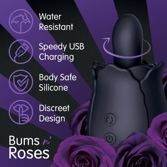 Skins Rose Buddies - Bums N Roses Anaal Vibrator