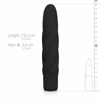 Zwarte Siliconen Vibrator &ndash; Elegant, Soepel &amp; Intens Genot