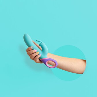 Meta Rabbit Vibrator &ndash; Krachtige Dubbele Stimulatie in Kleurrijk Design