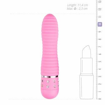 Mini Vibrator Geribbeld &ndash; Compact, Stil en Ergonomisch