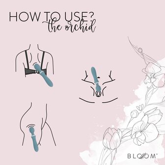 The Orchid &ndash; Stijlvolle Wand Vibrator uit de Bloom Collectie