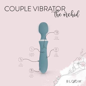 The Orchid &ndash; Stijlvolle Wand Vibrator uit de Bloom Collectie
