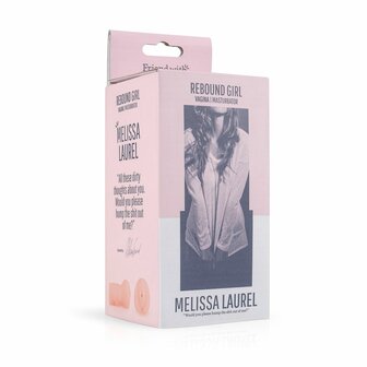 Melissa Laurel Masturbator &ndash; Realistische Vagina Sleeve met Ribbels