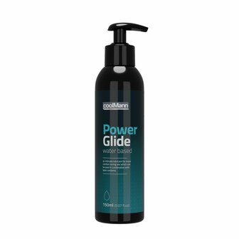 CoolMann Power Glide &ndash; Massageolie &amp; Glijmiddel in E&eacute;n voor Ultiem Intiem Genot