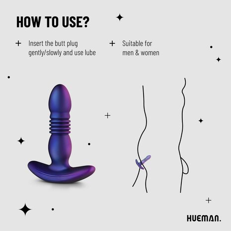 Hueman - Stotende Buttplug
