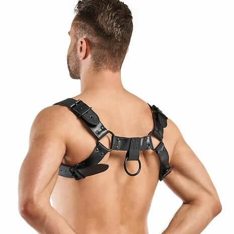 Kinky Verstelbaar BDSM Harnas – Duurzaam Kunstleer