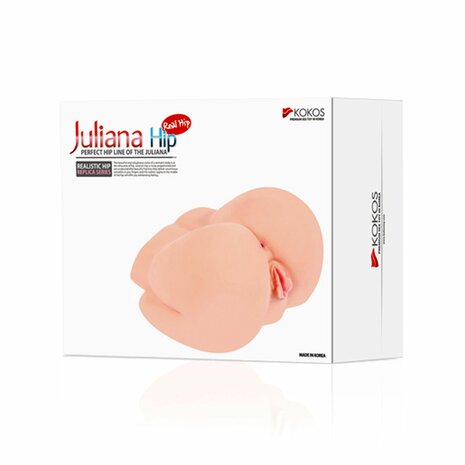 Juliana Masturbator – Realistische Dubbele Opening met Ribbels & Noppen | Levensecht Genot