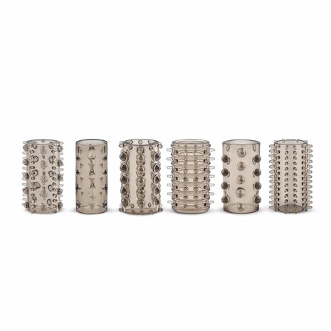 Penis Sleeve Set – 6 Verschillende Texturen voor Maximale Stimulatie