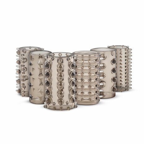 Penis Sleeve Set – 6 Verschillende Texturen voor Maximale Stimulatie