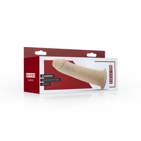 No-Parts – Cameron Holle Dildo 22 cm | Realistisch, Flexibel en Voorbindbaar