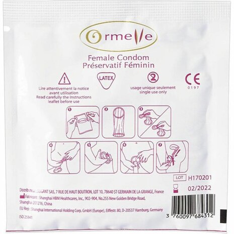 Ormelle vrouwencondoom 5 stuks