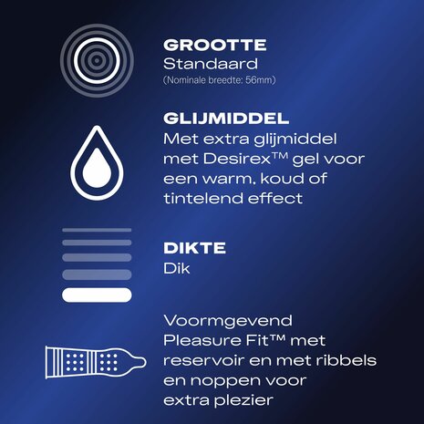 Durex Condooms Orgasm Intense - 10 stuks