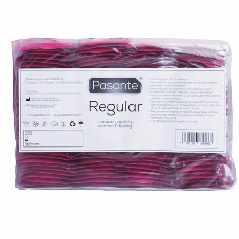 Pasante Regular condooms - 144 stuks