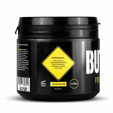 BUTTR - Fisting Gel Op Waterbasis - 500 ml