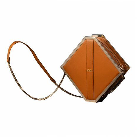 LOCKINK – Mysterious Square Kink Bag | Luxe Bruine Tas Met Bondage Set