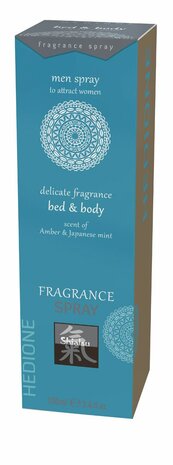 Feromonen Bed & Body Spray Voor Mannen - Amber & Japanse Mint
